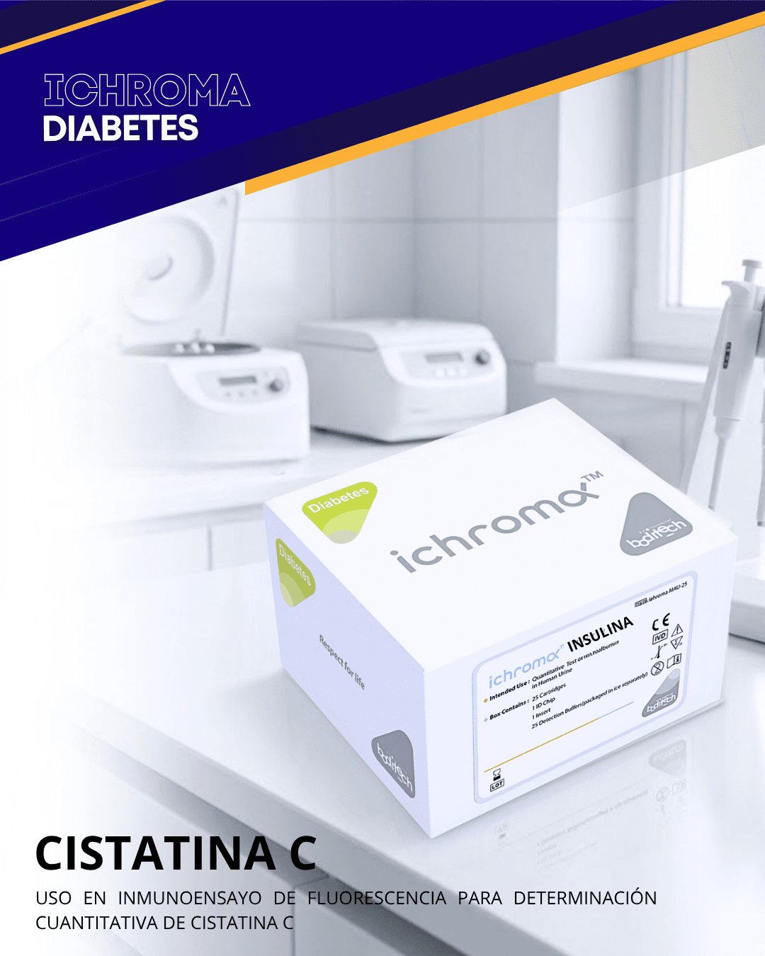 Reactivo CISTATINA C para analizador ichroma (Diabetes)