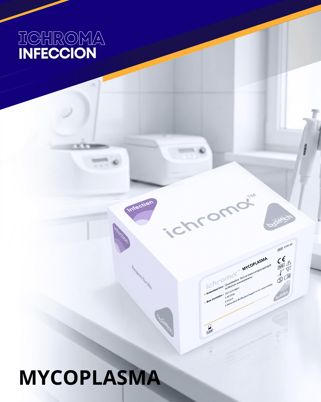 Reactivo MICOPLASMA para analizador ichroma (Infecciones)