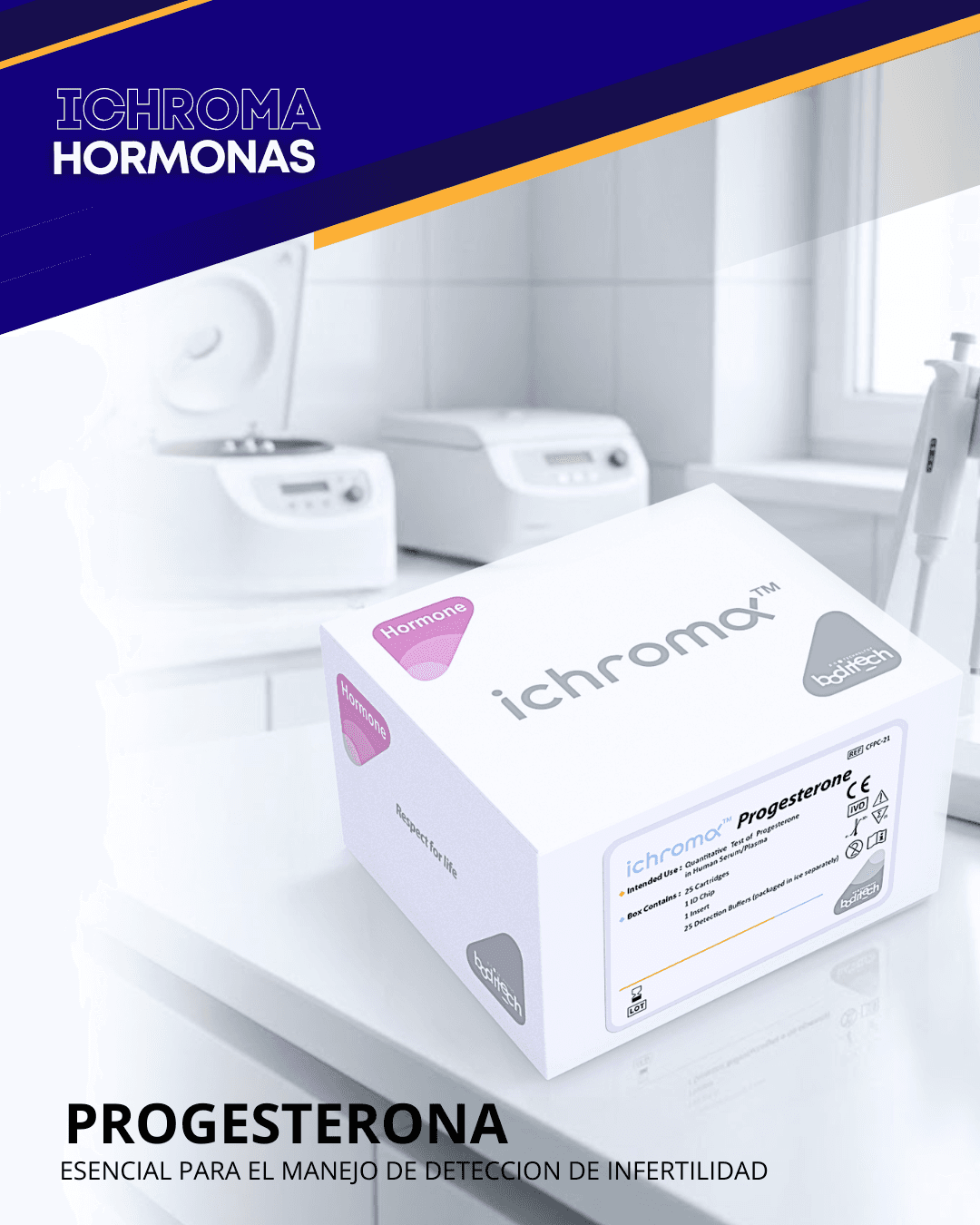 Reactivo PROGESTERONA para analizador ichroma (Hormonas)