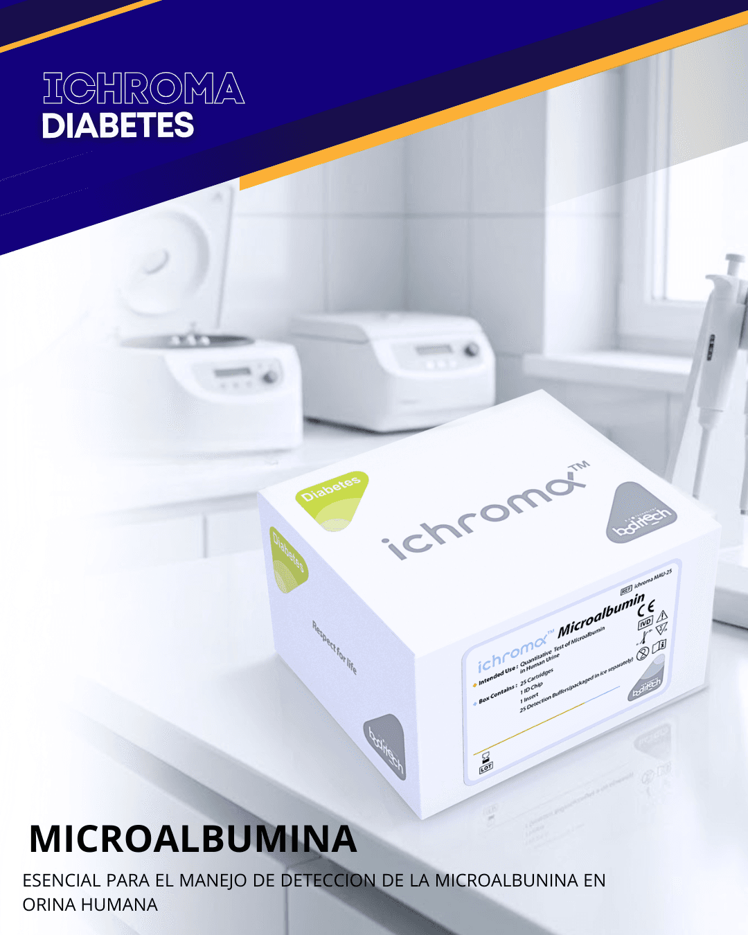Reactivo MICROALBUMINA-MAU para analizador ichroma (Diabetes)