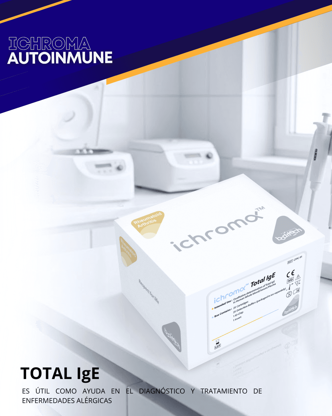 Reactivo TOTAL IGE para analizador ichroma (Autoinmune)