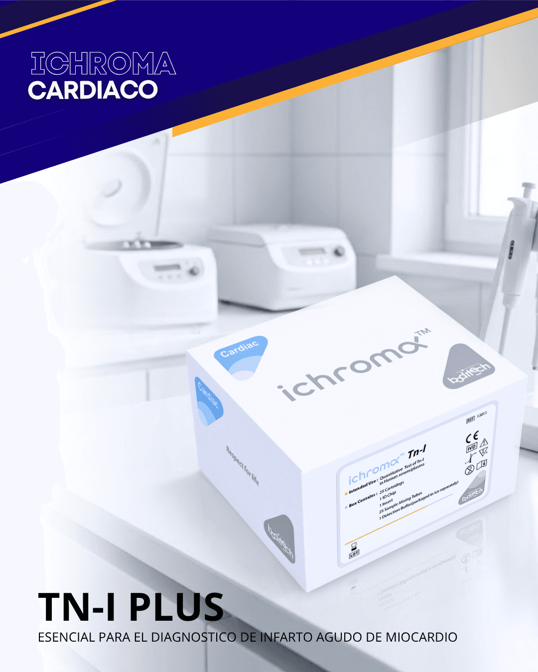 Reactivo TN-I PLUS para analizador ichroma (Marcadores Cardiacos)