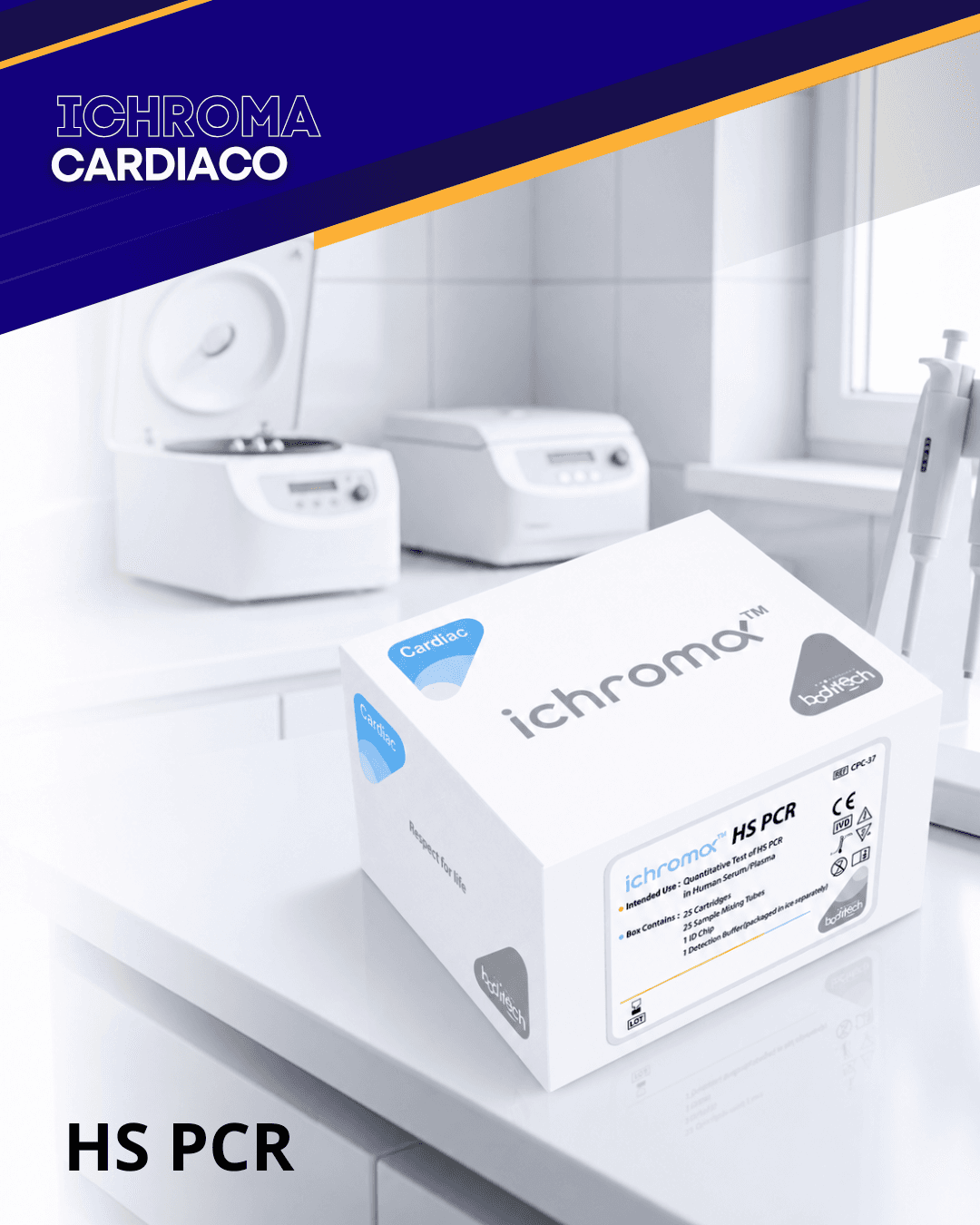 Reactivo HS PCR para analizador ichroma (Marcadores Cardiacos)