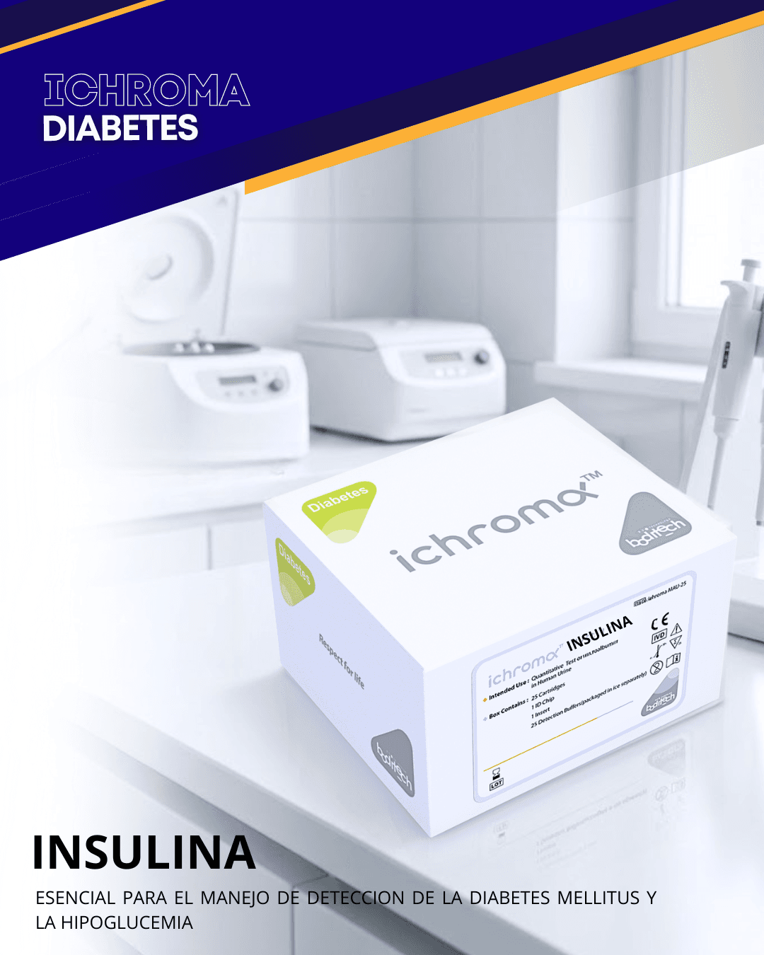 Reactivo INSULINA para analizador ichroma (Diabetes)