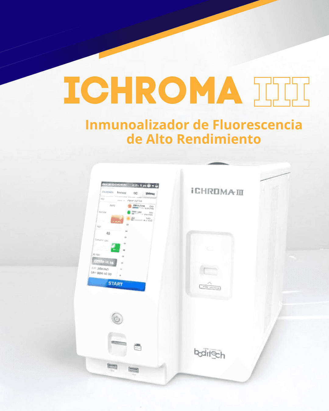 Analizador de inmunofluorescencia ichroma III