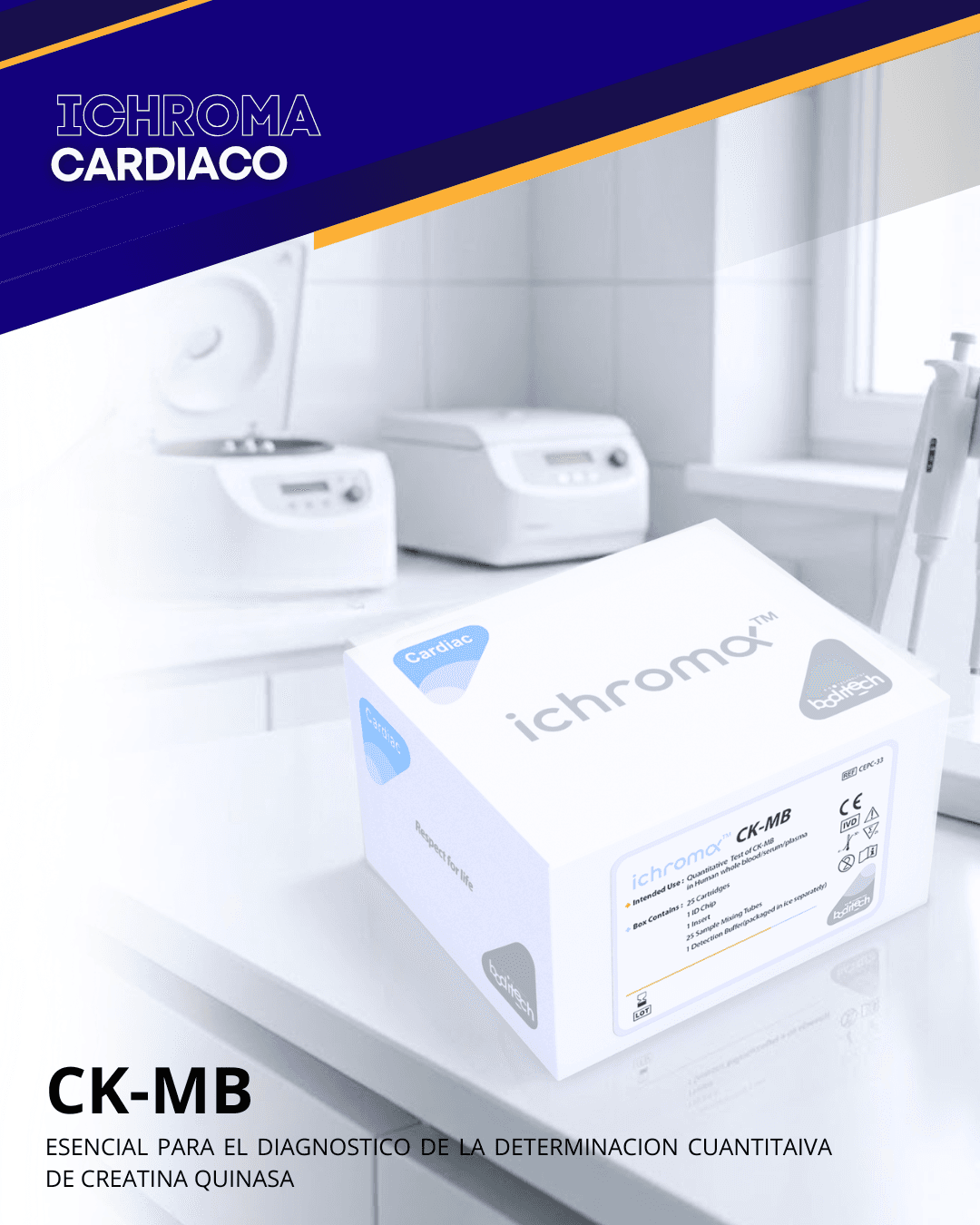 Reactivo CK-MB NEO para analizador ichroma (Marcadores Cardiacos)