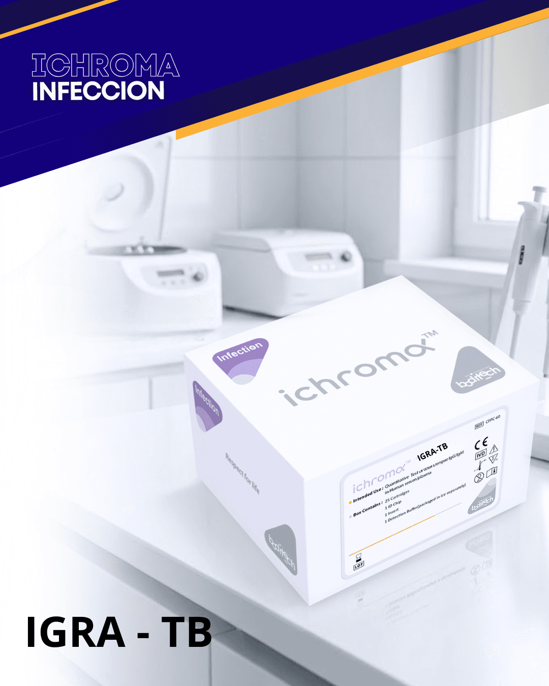Reactivo IGRA-TB-25 para analizador ichroma (Infecciones)